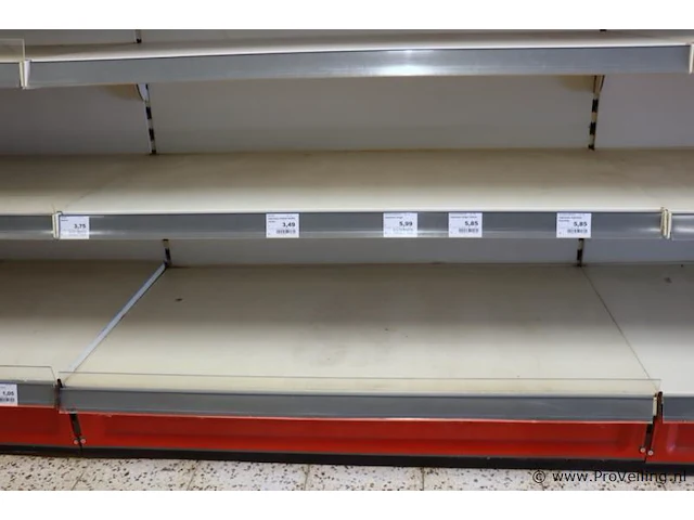 Winkelstelling - 14mtr (l) x 50-60cm (b) x 205cm (h) - afbeelding 3 van  5