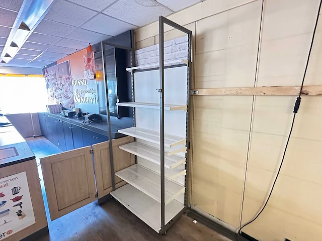 Winkelstelling met achterwand, 1 meter - afbeelding 2 van  4