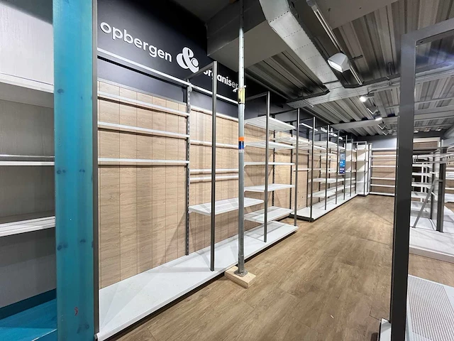 Winkelstelling met achterwand, 11 meter - afbeelding 4 van  11