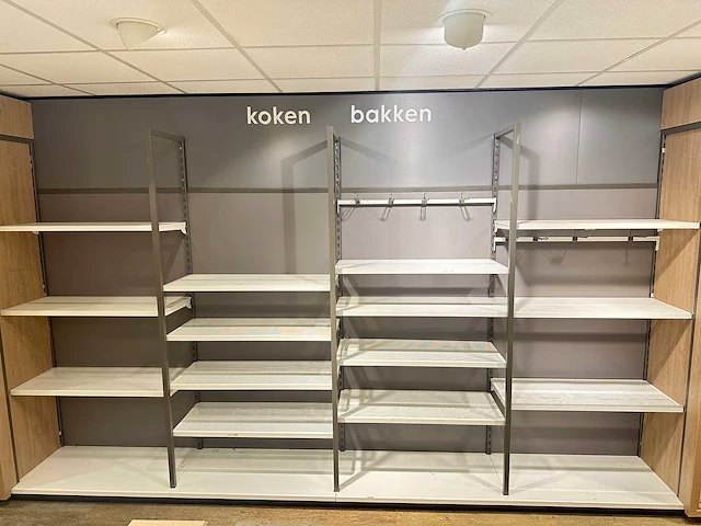 Winkelstelling met achterwand, 13 meter - afbeelding 6 van  7
