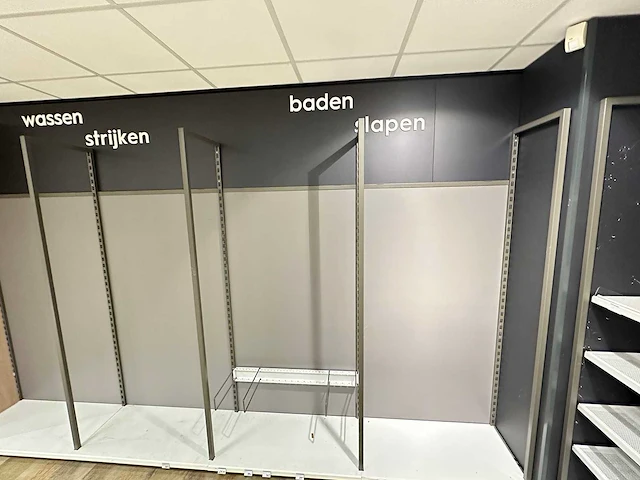 Winkelstelling met achterwand, 13,2 meter - afbeelding 2 van  7