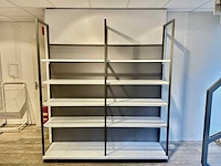 Winkelstelling met achterwand, 2 meter