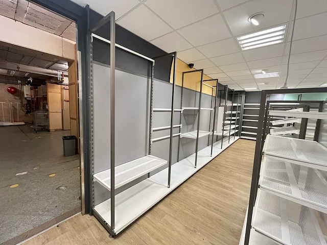 Winkelstelling met achterwand, 7 meter - afbeelding 2 van  9