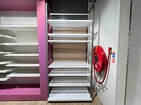 Winkelstelling met achterwand, 8 meter in 3 secties - afbeelding 7 van  11