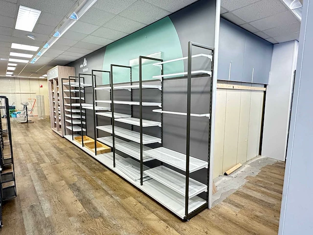 Winkelstelling met achterwand, 8 meter - afbeelding 7 van  7