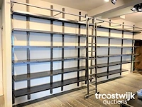Winkelstelling met stellingladder