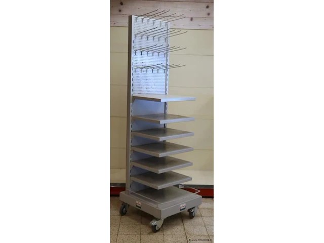 Winkelstelling op wielen - 50x60x193cm - afbeelding 1 van  5