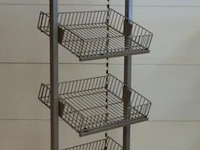 Winkelstelling op wielen - 55x45x195cm - afbeelding 1 van  3
