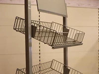 Winkelstelling op wielen - 55x45x195cm - afbeelding 2 van  3