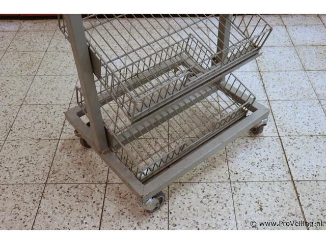 Winkelstelling op wielen - 55x45x195cm - afbeelding 3 van  3