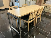 Winkeltafel met stoelen - afbeelding 1 van  4