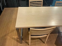 Winkeltafel met stoelen - afbeelding 3 van  4