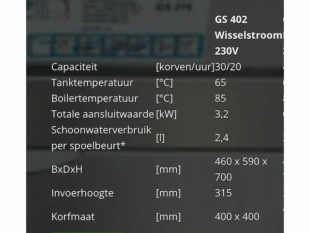 Winterhalter gs402 vaatwasser - afbeelding 7 van  7