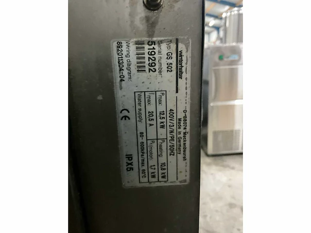 Winterhalter gs502 vaatwasmachine - afbeelding 6 van  6