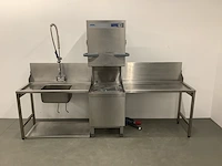 Winterhalter pt-m korvenvaatwasmachine met aan- en afvoertafel - afbeelding 5 van  17