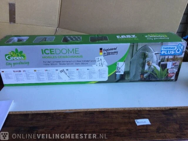 Wintertent voor planten bio green, icedome - afbeelding 4 van  4