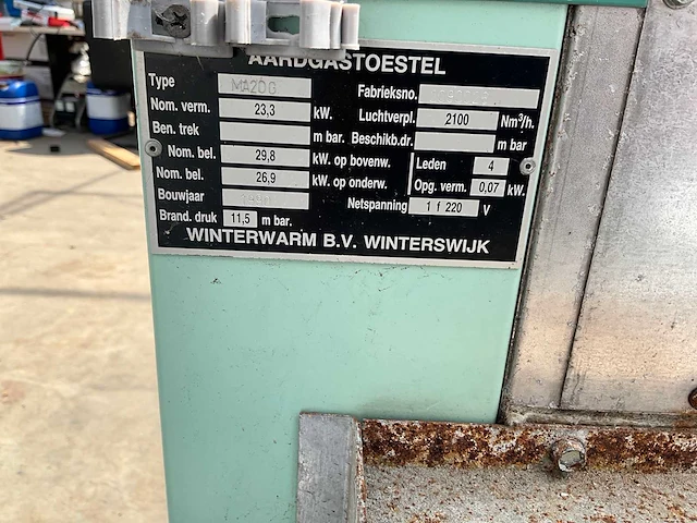 Winterwarm ma200 heater - afbeelding 7 van  7