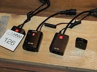 Wireless fm studio flash transmitter en drie receivers nicefoto ac-04. - afbeelding 1 van  2