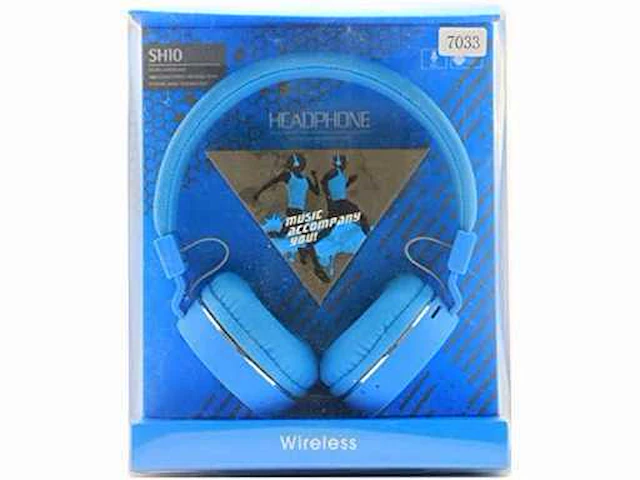 Wireless koptelefoon sh10 roze - afbeelding 1 van  2
