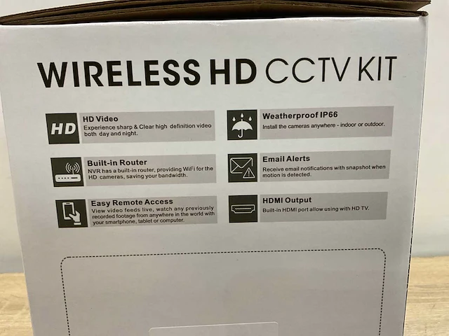 Wirelesse hd cctv kit beveiligingscamera - afbeelding 8 van  8
