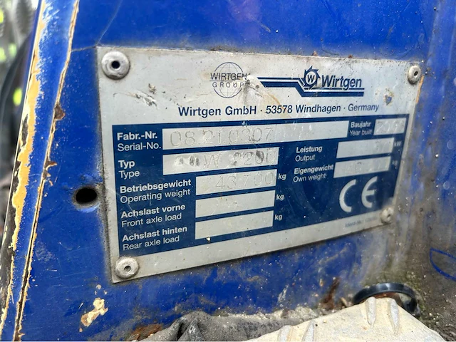 Wirtgen w2200 asfaltfreesmachine - afbeelding 5 van  28