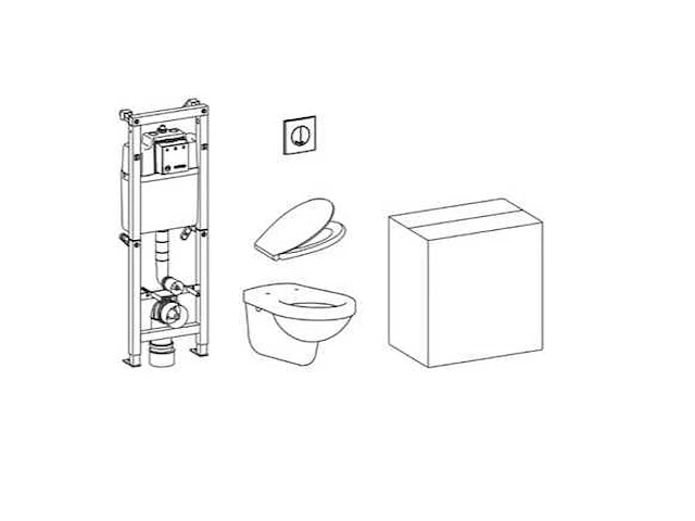 Wisa all-in-one toiletset (2x) - afbeelding 3 van  5