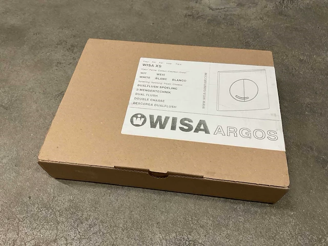 Wisa argos df 8050.414601 2-knops drukplaat (10x) - afbeelding 2 van  3