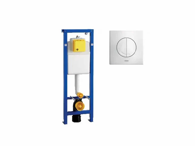 Wisa xs 114 inbouwreservoir met drukplaat (4x) - afbeelding 1 van  3