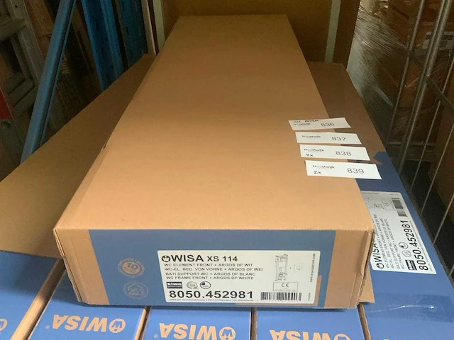 Wisa xs114 8050.452981 toilet inbouwelement met drukplaat - afbeelding 2 van  5