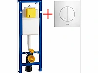 Wisa xs114 toilet inbouwframe + drukplaat (5x) - afbeelding 1 van  6