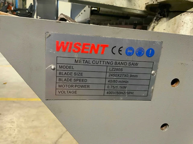 Wisent lz280 bandzaagmachine - afbeelding 7 van  15