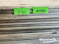 Wit afrikaans eikenhouten fraké plank 270x14x2 cm - afbeelding 7 van  7