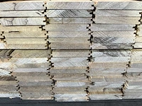 Wit afrikaans eikenhouten fraké plank 300x14x2 cm (115x) - afbeelding 3 van  7