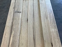 Wit afrikaans eikenhouten fraké plank 300x14x2 cm (14x) - afbeelding 5 van  7