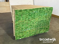 Wit afrikaans eikenhouten plank 155x7.2x2 cm - afbeelding 2 van  6