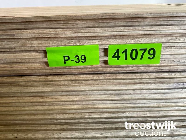 Wit afrikaans eikenhouten plank 155x7.2x2 cm - afbeelding 5 van  6