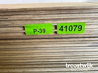 Wit afrikaans eikenhouten plank 155x7.2x2 cm - afbeelding 5 van  6