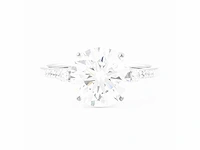 Wit gouden ring met 3,62 crt. diamanten - afbeelding 4 van  7