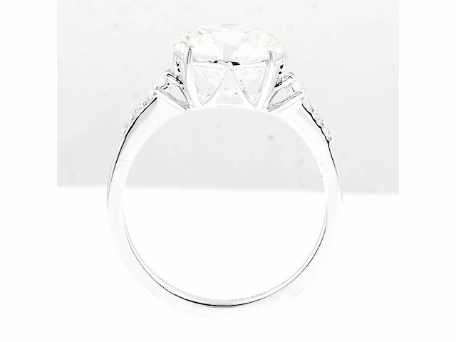 Wit gouden ring met 3,62 crt. diamanten - afbeelding 5 van  7