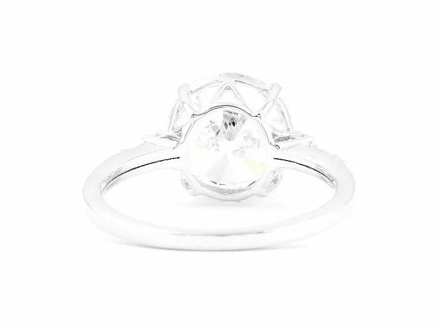 Wit gouden ring met 3,62 crt. diamanten - afbeelding 6 van  7