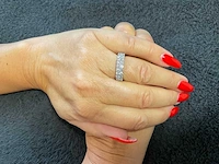 Wit gouden ring met 50 diamanten 3,59 crt. - afbeelding 3 van  10