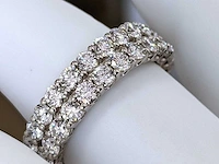 Wit gouden ring met 50 diamanten 3,59 crt. - afbeelding 7 van  10