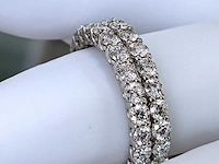 Wit gouden ring met 50 diamanten 3,59 crt. - afbeelding 9 van  10