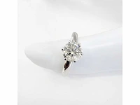 Wit gouden ring met diamant 1,07 crt. naturel - afbeelding 4 van  8