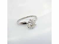 Wit gouden ring met diamant 1,07 crt. naturel - afbeelding 5 van  8