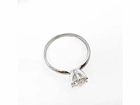 Wit gouden ring met diamant 1,07 crt. naturel - afbeelding 7 van  8