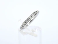 Witgouden alliance ring met natuurlijke diamanten 0.90 carat - afbeelding 3 van  8