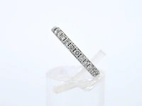 Witgouden alliance ring met natuurlijke diamanten 0.90 carat - afbeelding 4 van  8