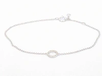 Witgouden armband diamant - afbeelding 1 van  7