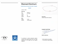 Witgouden armband diamant - afbeelding 3 van  7